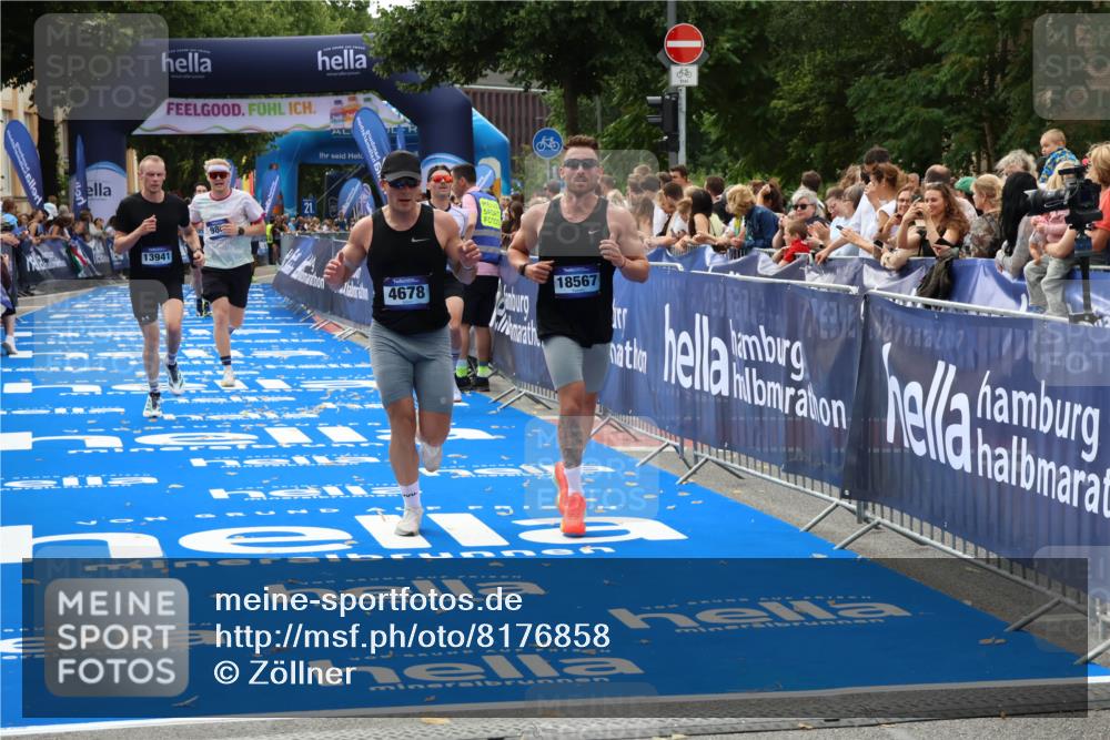 29.06.2025 - hella hamburg halbmarathon Zöllner http://msf.ph/oto/8176858 29.06.2025 10:27:34 Ziel 4678, 9804, 12341, 13941, 18567, 19114 meine-sportfotos.de
