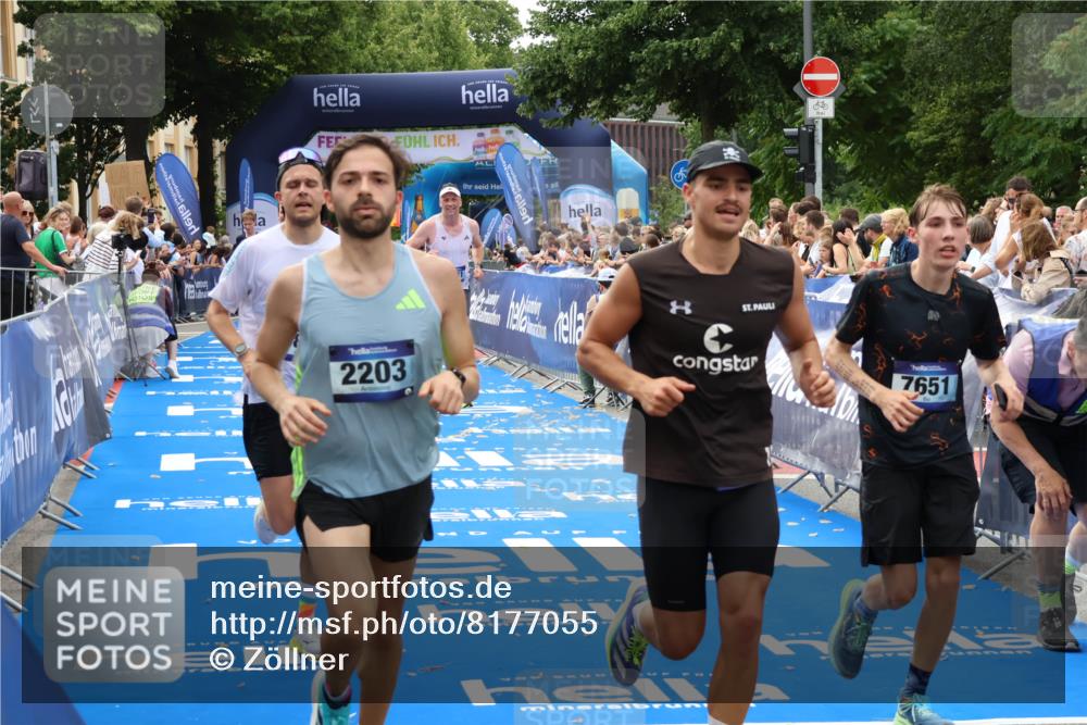 29.06.2025 - hella hamburg halbmarathon Zöllner http://msf.ph/oto/8177055 29.06.2025 10:27:44 Ziel 2203, 5367, 7651, 8731, 10655, 17354, 17893, 18832 meine-sportfotos.de
