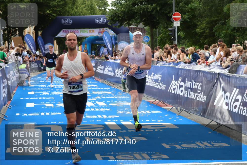 29.06.2025 - hella hamburg halbmarathon Zöllner http://msf.ph/oto/8177140 29.06.2025 10:27:47 Ziel 1122, 5367, 8731, 10655, 17893 meine-sportfotos.de