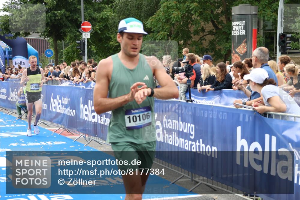 29.06.2025 - hella hamburg halbmarathon Zöllner http://msf.ph/oto/8177384 29.06.2025 10:28:06 Ziel 10106, 10485, 12189, 13383, 14757, 15883, 17488 meine-sportfotos.de