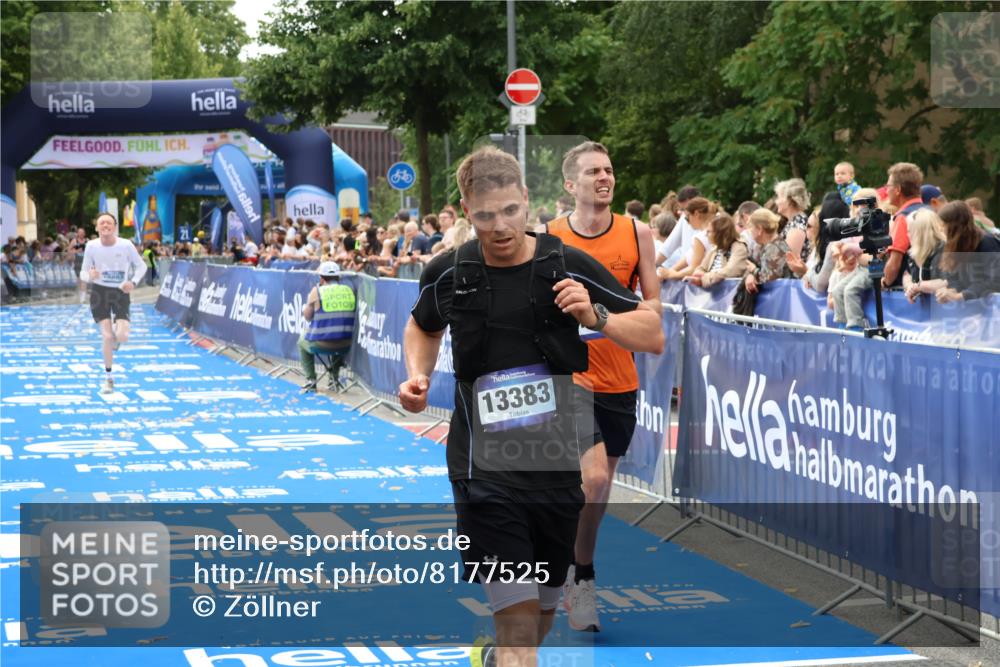 29.06.2025 - hella hamburg halbmarathon Zöllner http://msf.ph/oto/8177525 29.06.2025 10:28:11 Ziel 13383, 14757, 15883 meine-sportfotos.de