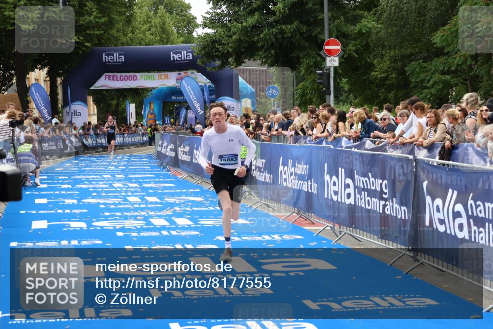 29.06.2025 - hella hamburg halbmarathon Zöllner http://msf.ph/oto/8177555 29.06.2025 10:28:13 Ziel 15883 meine-sportfotos.de