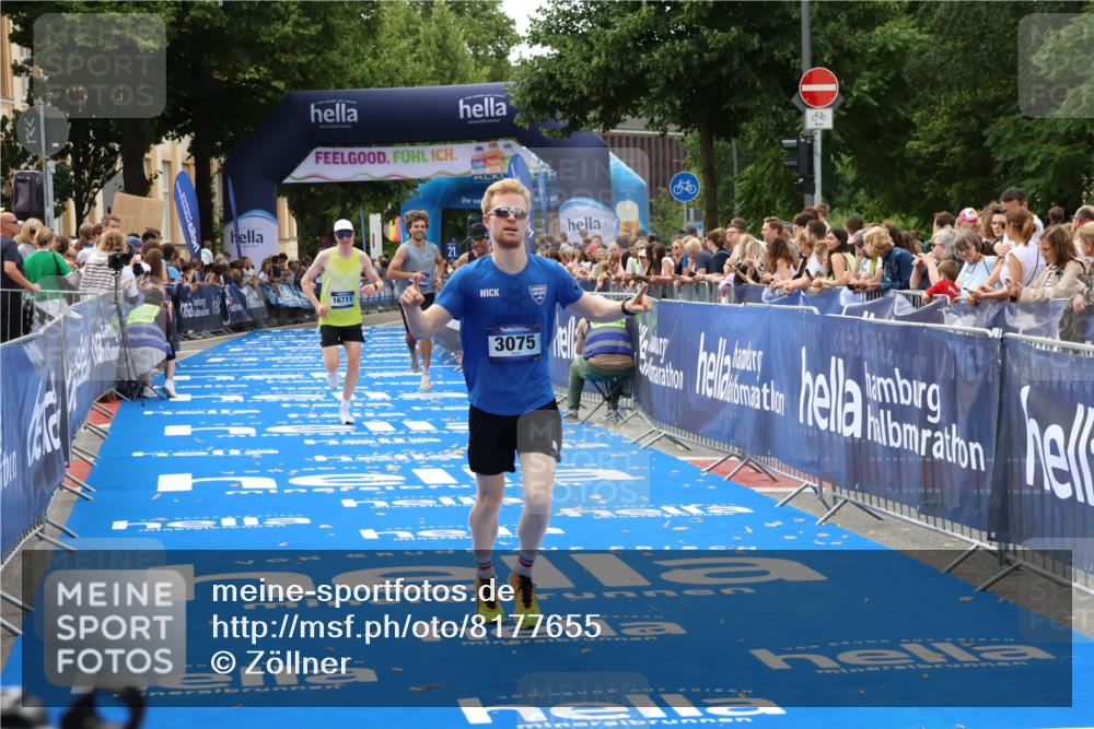 29.06.2025 - hella hamburg halbmarathon Zöllner http://msf.ph/oto/8177655 29.06.2025 10:28:25 Ziel 3075, 12529, 14140, 16711 meine-sportfotos.de