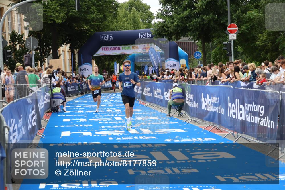 29.06.2025 - hella hamburg halbmarathon Zöllner http://msf.ph/oto/8177859 29.06.2025 10:28:32 Ziel 5328, 17374 meine-sportfotos.de