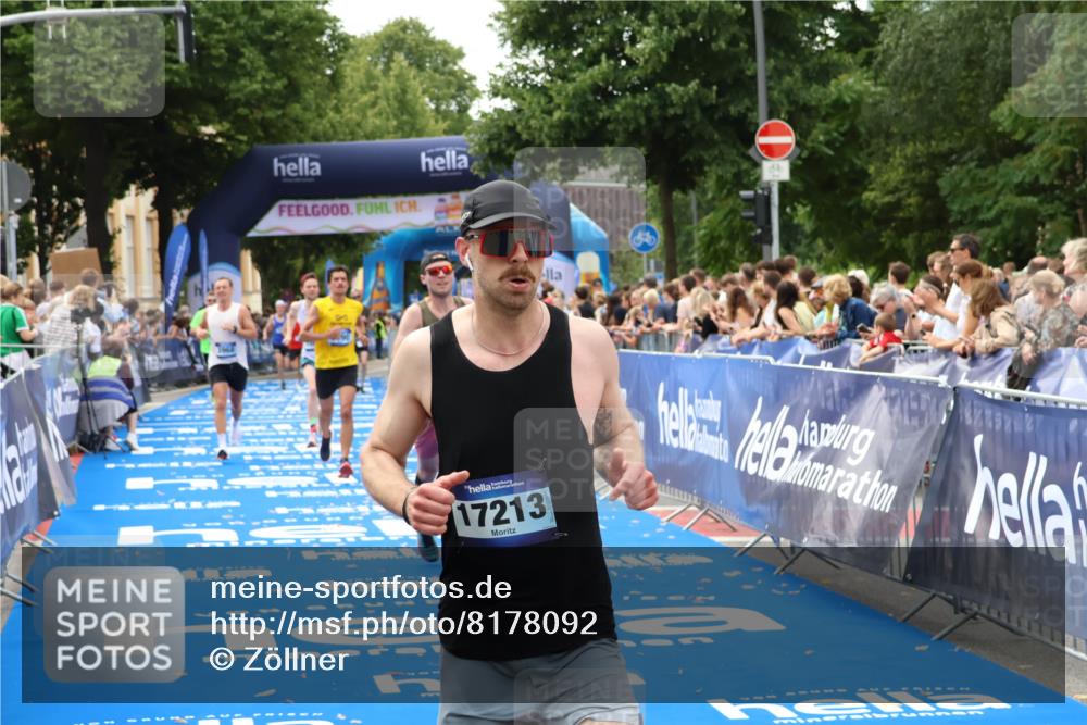 29.06.2025 - hella hamburg halbmarathon Zöllner http://msf.ph/oto/8178092 29.06.2025 10:28:46 Ziel 1953, 2604, 3968, 6090, 10222, 15655, 17213, 17428 meine-sportfotos.de