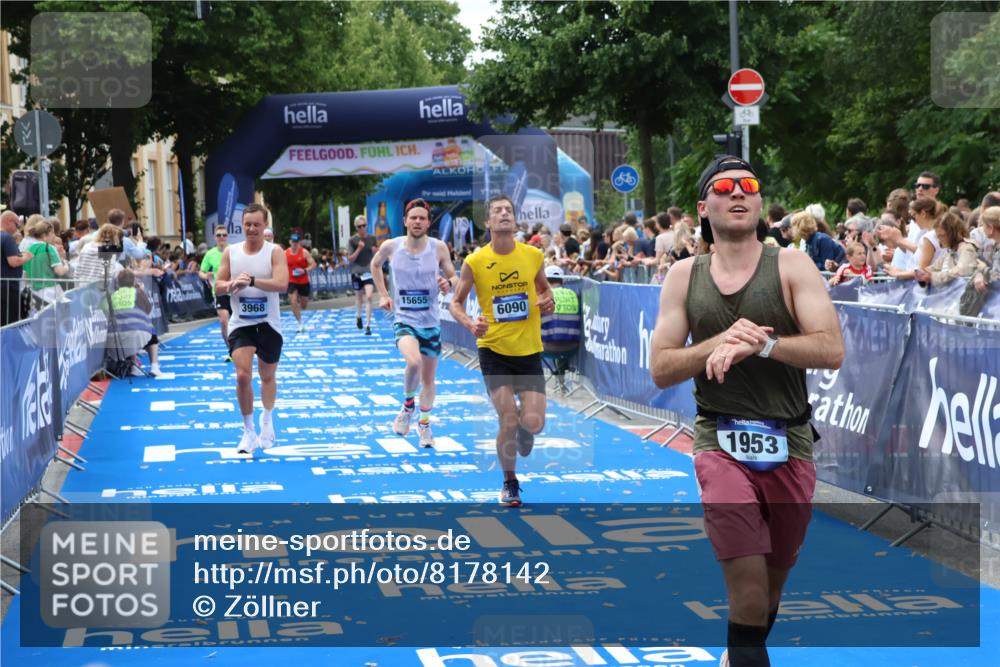 29.06.2025 - hella hamburg halbmarathon Zöllner http://msf.ph/oto/8178142 29.06.2025 10:28:48 Ziel 1953, 2604, 3968, 6090, 10486, 15655, 17428, 18763 meine-sportfotos.de