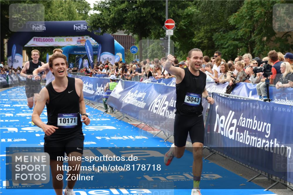 29.06.2025 - hella hamburg halbmarathon Zöllner http://msf.ph/oto/8178718 29.06.2025 10:29:15 Ziel 3043, 8473, 10171, 19194 meine-sportfotos.de