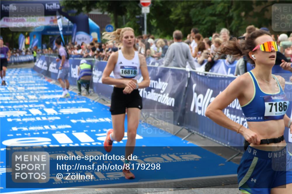 29.06.2025 - hella hamburg halbmarathon Zöllner http://msf.ph/oto/8179298 29.06.2025 10:29:47 Ziel 7186, 13374, 16818 meine-sportfotos.de
