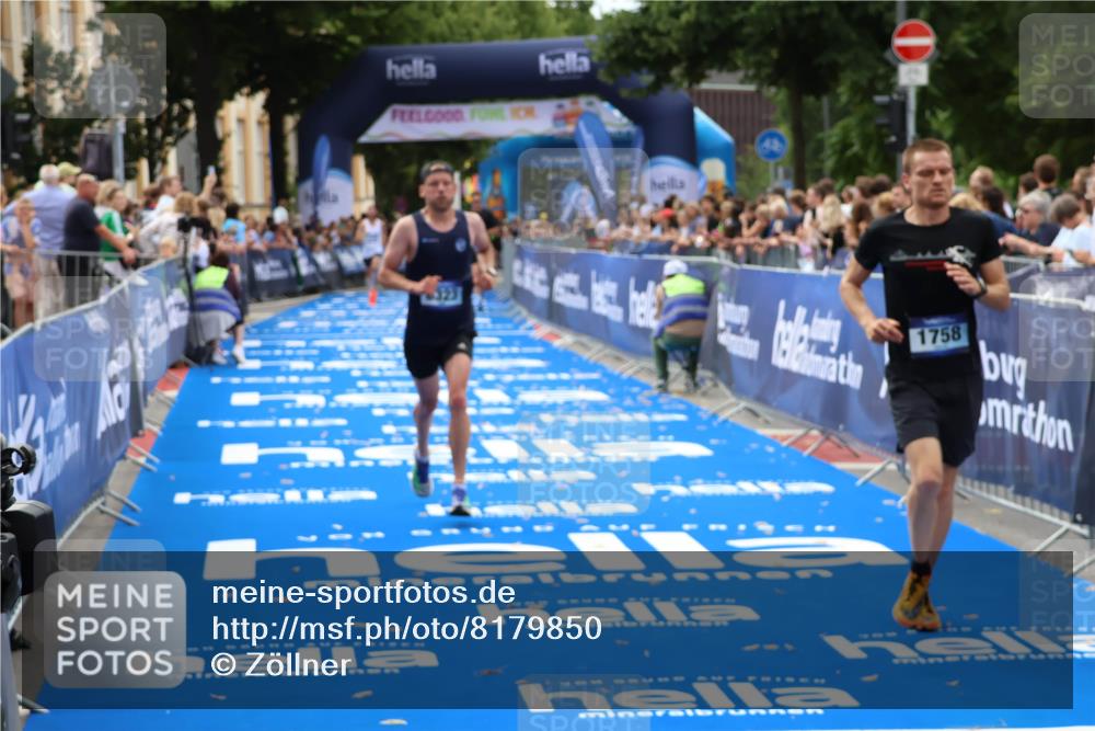 29.06.2025 - hella hamburg halbmarathon Zöllner http://msf.ph/oto/8179850 29.06.2025 10:30:17 Ziel 1758, 8323, 10173, 12691 meine-sportfotos.de