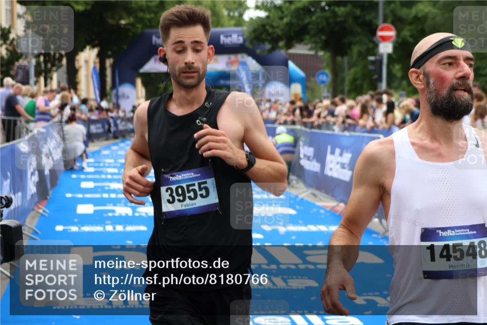29.06.2025 - hella hamburg halbmarathon Zöllner http://msf.ph/oto/8180766 29.06.2025 10:31:27 Ziel 3955, 19118 meine-sportfotos.de