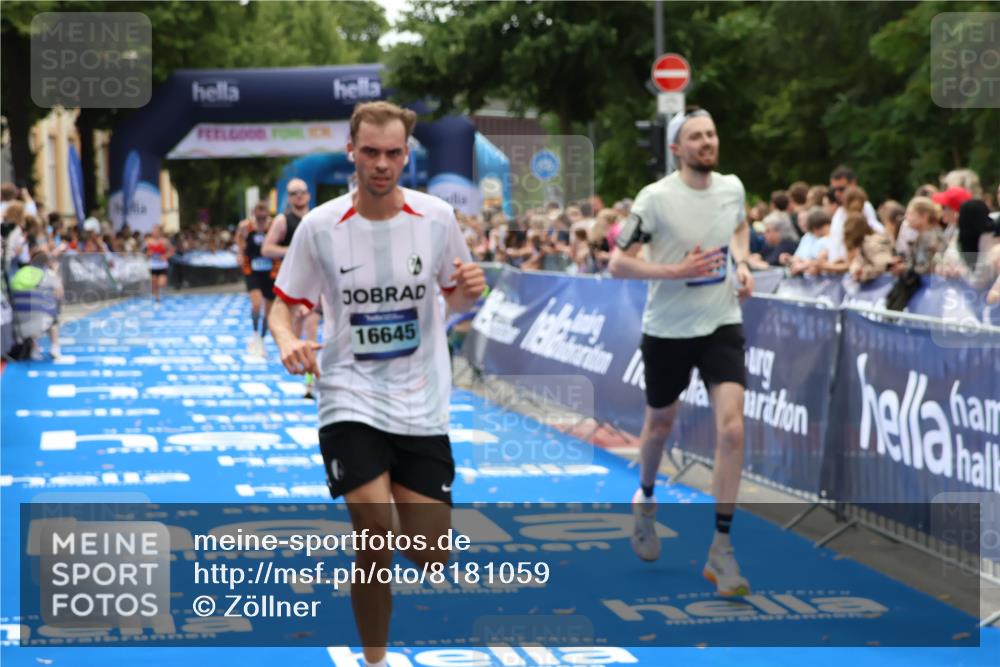 29.06.2025 - hella hamburg halbmarathon Zöllner http://msf.ph/oto/8181059 29.06.2025 10:31:45 Ziel 5187, 13606, 13617, 15835, 18102 meine-sportfotos.de