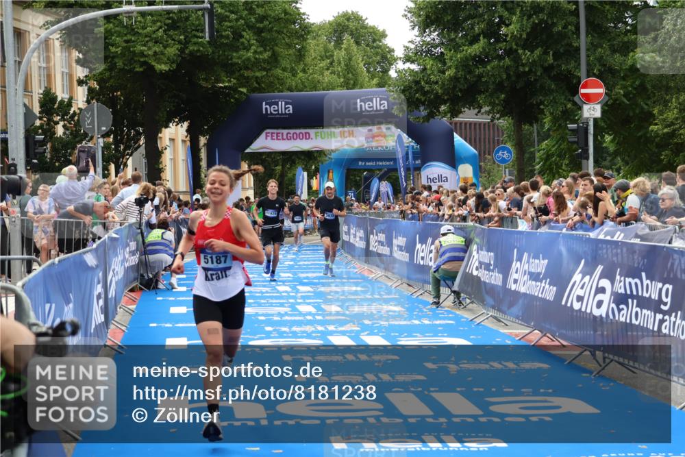 29.06.2025 - hella hamburg halbmarathon Zöllner http://msf.ph/oto/8181238 29.06.2025 10:31:53 Ziel 3935, 5187, 10927, 11929 meine-sportfotos.de