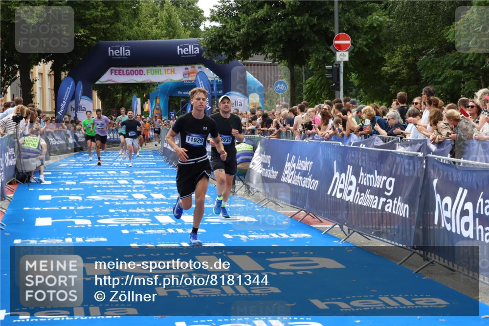 29.06.2025 - hella hamburg halbmarathon Zöllner http://msf.ph/oto/8181344 29.06.2025 10:31:56 Ziel 3935, 4698, 6619, 10927, 11929 meine-sportfotos.de