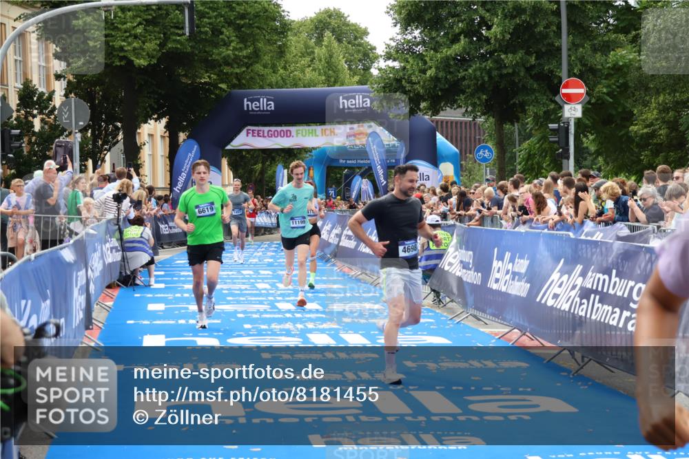 29.06.2025 - hella hamburg halbmarathon Zöllner http://msf.ph/oto/8181455 29.06.2025 10:32:02 Ziel 1407, 4129, 4698, 6619, 10927, 11199 meine-sportfotos.de