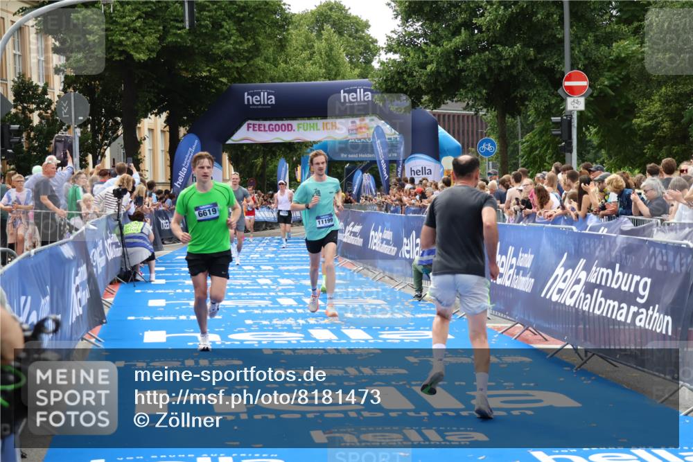 29.06.2025 - hella hamburg halbmarathon Zöllner http://msf.ph/oto/8181473 29.06.2025 10:32:02 Ziel 1407, 4129, 4698, 6619, 10927, 11199 meine-sportfotos.de