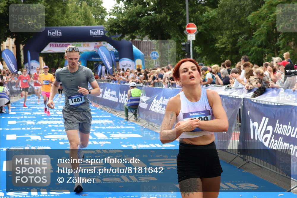29.06.2025 - hella hamburg halbmarathon Zöllner http://msf.ph/oto/8181642 29.06.2025 10:32:08 Ziel 1407, 1686, 11150, 11370, 15826, 16505, 16736 meine-sportfotos.de