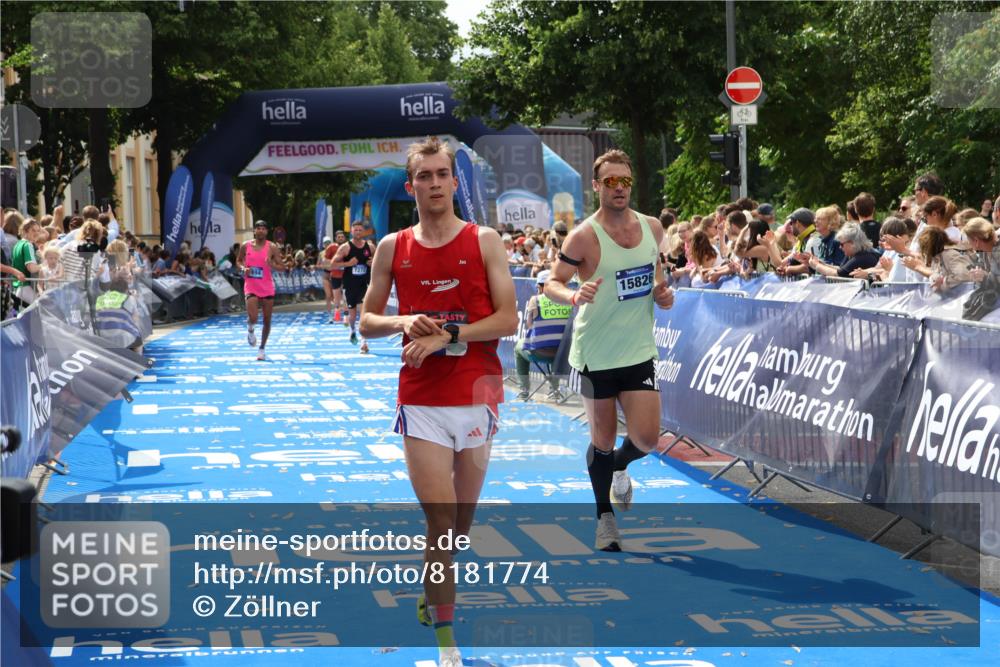 29.06.2025 - hella hamburg halbmarathon Zöllner http://msf.ph/oto/8181774 29.06.2025 10:32:16 Ziel 1894, 7272, 10876, 15826, 16736 meine-sportfotos.de