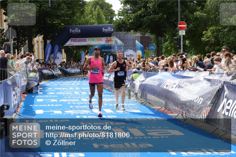 29.06.2025 - hella hamburg halbmarathon Zöllner http://msf.ph/oto/8181806 29.06.2025 10:32:20 Ziel 1894, 7272, 10876, 16065 meine-sportfotos.de