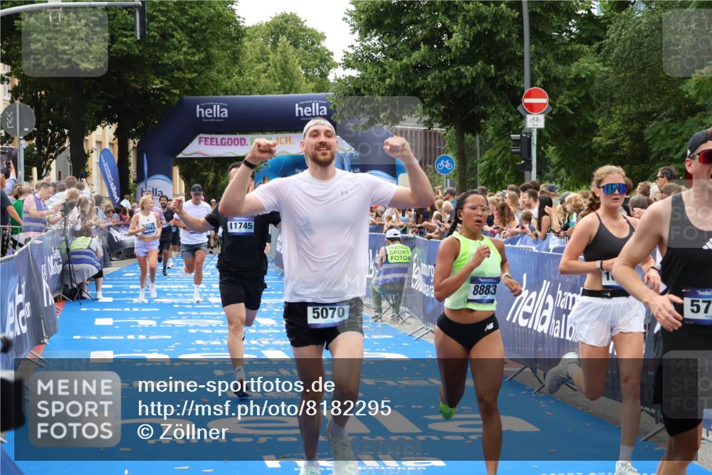 29.06.2025 - hella hamburg halbmarathon Zöllner http://msf.ph/oto/8182295 29.06.2025 10:32:34 Ziel 1707, 5070, 5746, 8883, 11745, 11877, 13199, 16957, 18135, 18562, 18563 meine-sportfotos.de