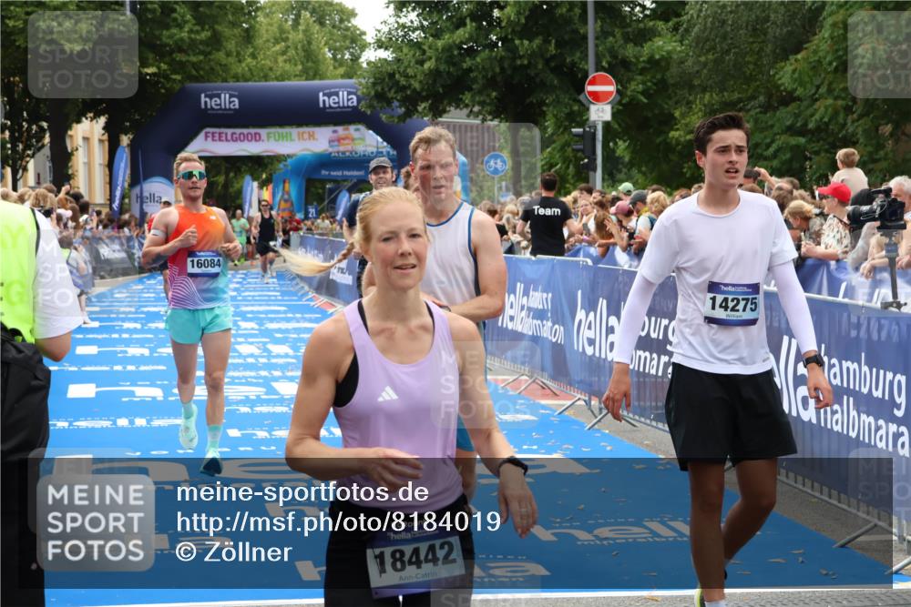 29.06.2025 - hella hamburg halbmarathon Zöllner http://msf.ph/oto/8184019 29.06.2025 10:41:42 Ziel 1512, 9640, 9885, 13714, 16084, 18491 meine-sportfotos.de