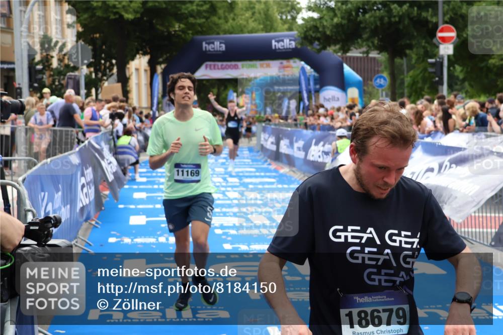 29.06.2025 - hella hamburg halbmarathon Zöllner http://msf.ph/oto/8184150 29.06.2025 10:33:08 Ziel 6473, 11169, 14276, 17802 meine-sportfotos.de