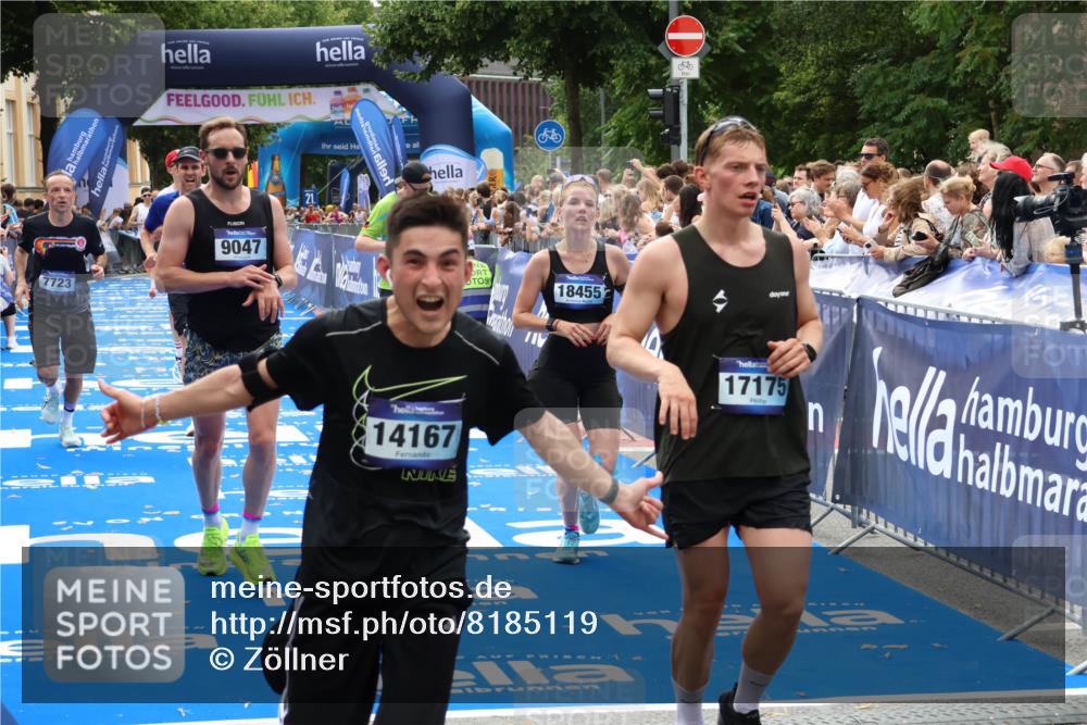 29.06.2025 - hella hamburg halbmarathon Zöllner http://msf.ph/oto/8185119 29.06.2025 10:33:22 Ziel 1959, 4679, 7723, 9047, 14167, 16881, 17175, 18455 meine-sportfotos.de