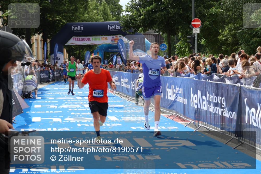 29.06.2025 - hella hamburg halbmarathon Zöllner http://msf.ph/oto/8190571 29.06.2025 10:34:19 Ziel 1080, 3005, 7884, 7901, 14784, 18906 meine-sportfotos.de