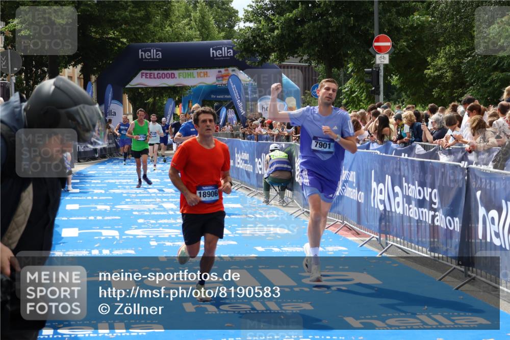 29.06.2025 - hella hamburg halbmarathon Zöllner http://msf.ph/oto/8190583 29.06.2025 10:34:19 Ziel 1080, 3005, 7884, 7901, 14784, 18906 meine-sportfotos.de