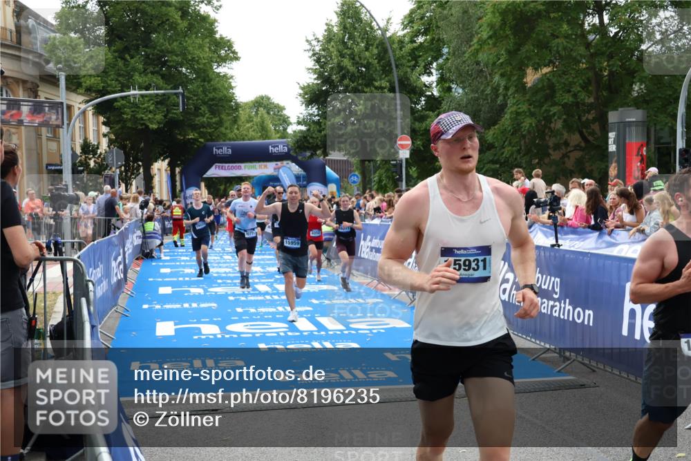 29.06.2025 - hella hamburg halbmarathon Zöllner http://msf.ph/oto/8196235 29.06.2025 10:35:33 Ziel 1344, 1889, 4050, 5269, 10771, 15959, 16695, 16811, 17612, 17826, 19022 meine-sportfotos.de