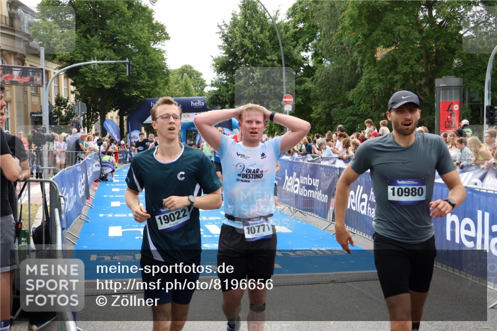 29.06.2025 - hella hamburg halbmarathon Zöllner http://msf.ph/oto/8196656 29.06.2025 10:35:38 Ziel 1344, 4062, 5269, 10384, 14841, 16123, 16695, 17612, 17826, 18841 meine-sportfotos.de