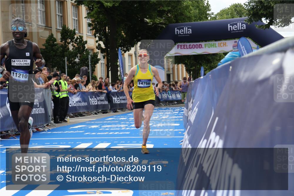 29.06.2025 - hella hamburg halbmarathon Strokosch-Dieckow http://msf.ph/oto/8209119 29.06.2025 10:20:54 Ziel 6530, 11210, 14766, 17402, 19075 meine-sportfotos.de