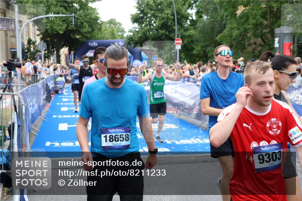 29.06.2025 - hella hamburg halbmarathon Zöllner http://msf.ph/oto/8211233 29.06.2025 10:50:16 Ziel 1119, 3296, 7176, 7930, 7932, 8313, 8921, 10371, 11607, 12235, 13282, 13690, 15620, 18499, 18811, 19040 meine-sportfotos.de