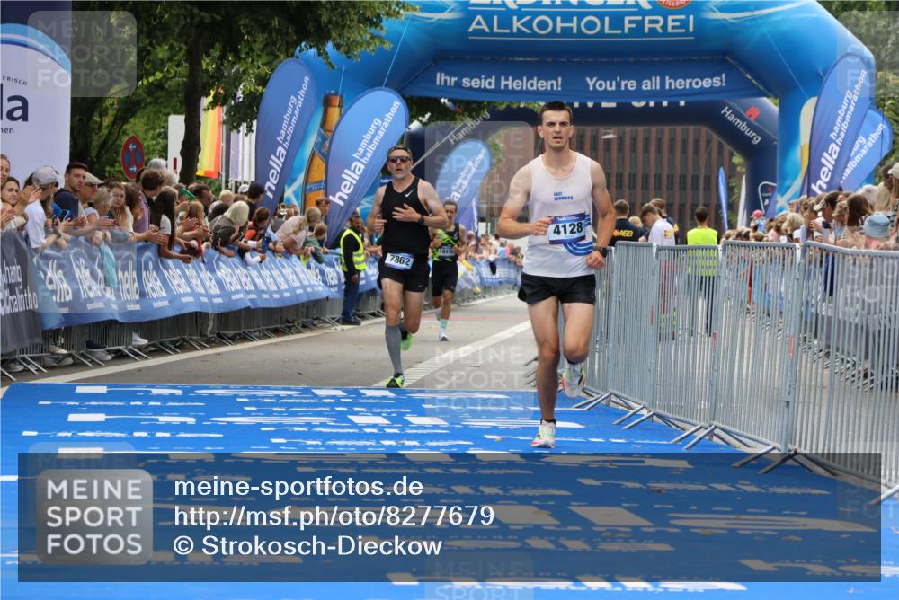 29.06.2025 - hella hamburg halbmarathon Strokosch-Dieckow http://msf.ph/oto/8277679 29.06.2025 10:22:59 Ziel 4128, 7862, 11624, 18328 meine-sportfotos.de