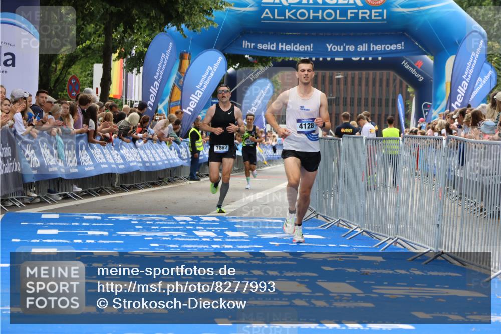 29.06.2025 - hella hamburg halbmarathon Strokosch-Dieckow http://msf.ph/oto/8277993 29.06.2025 10:22:59 Ziel 4128, 7862, 11624, 18328 meine-sportfotos.de