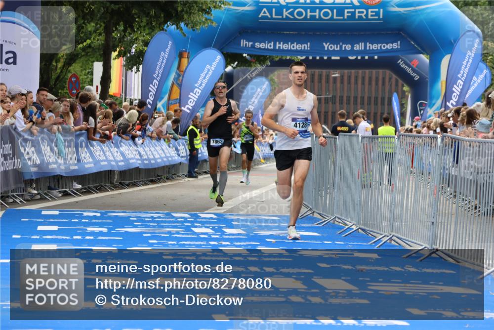 29.06.2025 - hella hamburg halbmarathon Strokosch-Dieckow http://msf.ph/oto/8278080 29.06.2025 10:22:59 Ziel 4128, 7862, 11624, 18328 meine-sportfotos.de