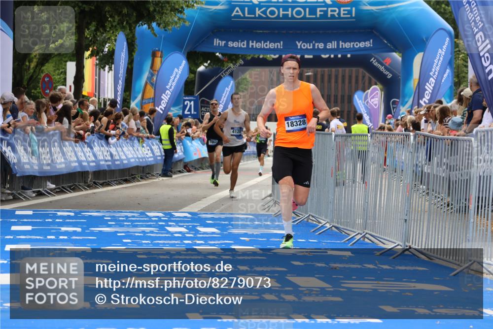 29.06.2025 - hella hamburg halbmarathon Strokosch-Dieckow http://msf.ph/oto/8279073 29.06.2025 10:22:56 Ziel 4128, 7862, 11624, 16548, 18328 meine-sportfotos.de