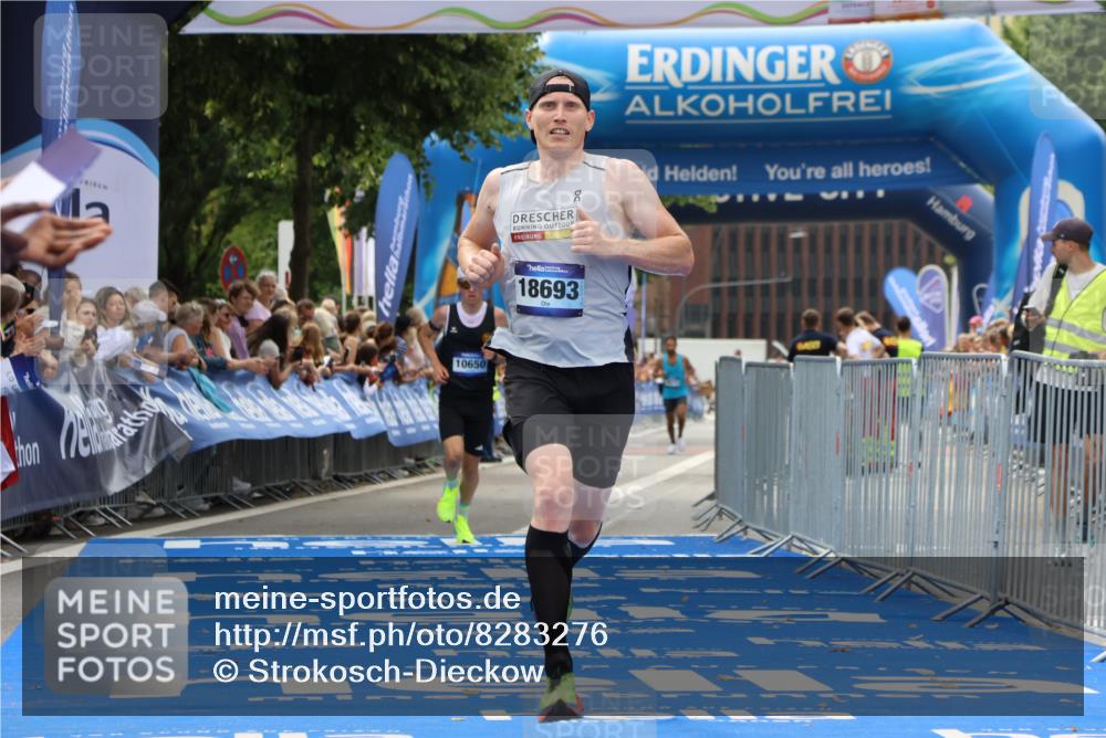 29.06.2025 - hella hamburg halbmarathon Strokosch-Dieckow http://msf.ph/oto/8283276 29.06.2025 10:22:08 Ziel 10650, 16068, 17886, 18693 meine-sportfotos.de