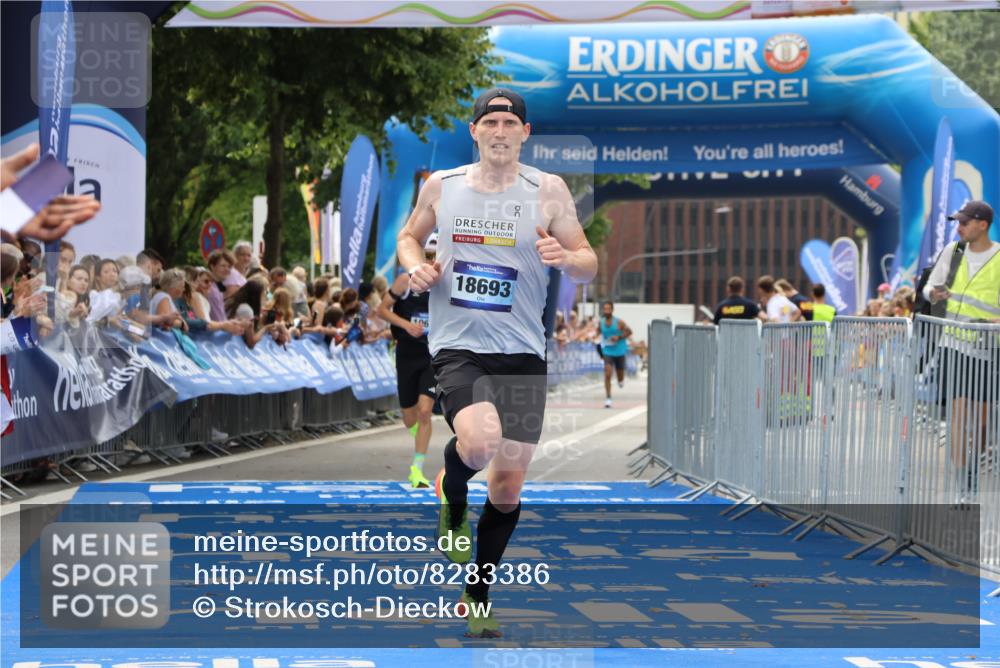 29.06.2025 - hella hamburg halbmarathon Strokosch-Dieckow http://msf.ph/oto/8283386 29.06.2025 10:22:07 Ziel 10650, 16068, 17886, 18693 meine-sportfotos.de