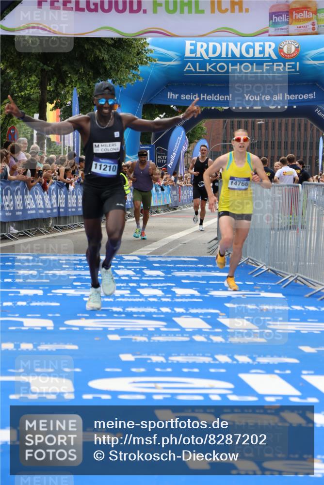 29.06.2025 - hella hamburg halbmarathon Strokosch-Dieckow http://msf.ph/oto/8287202 29.06.2025 10:20:50 Ziel 11210, 14766, 16988, 17402, 19075 meine-sportfotos.de