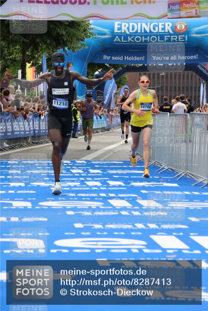 29.06.2025 - hella hamburg halbmarathon Strokosch-Dieckow http://msf.ph/oto/8287413 29.06.2025 10:20:50 Ziel 11210, 14766, 16988, 17402, 19075 meine-sportfotos.de