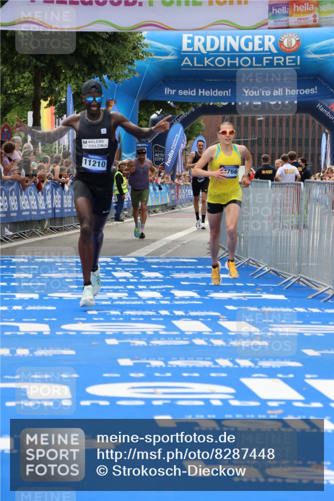 29.06.2025 - hella hamburg halbmarathon Strokosch-Dieckow http://msf.ph/oto/8287448 29.06.2025 10:20:50 Ziel 11210, 14766, 16988, 17402, 19075 meine-sportfotos.de
