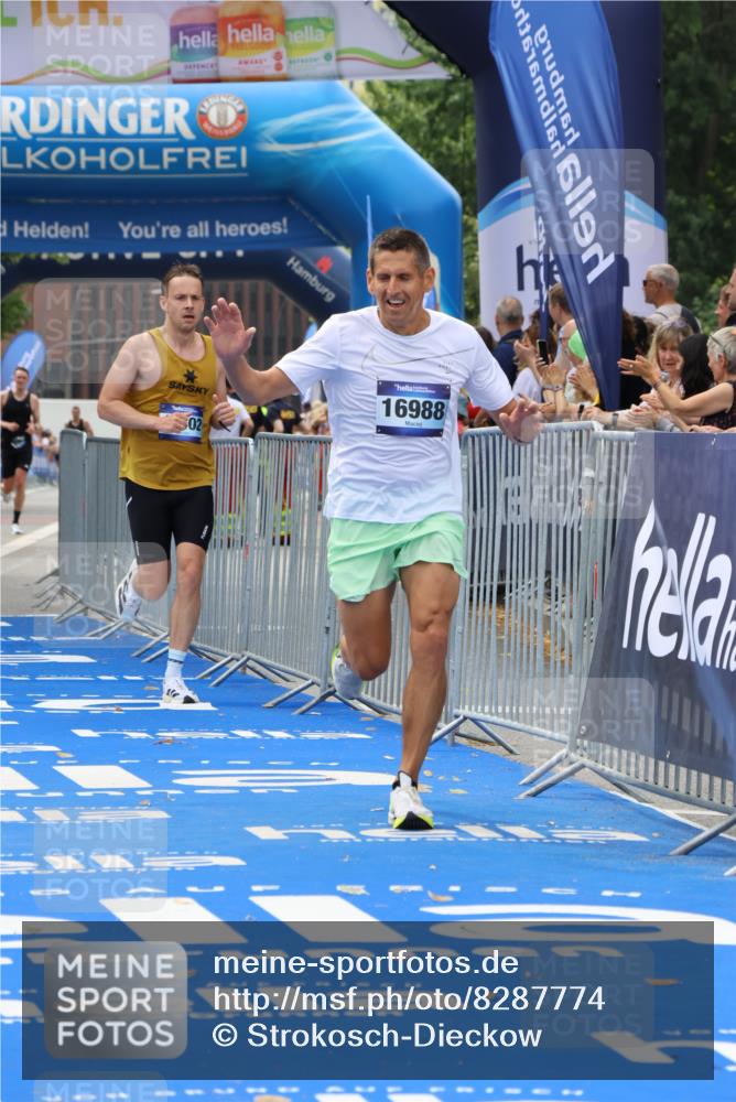 29.06.2025 - hella hamburg halbmarathon Strokosch-Dieckow http://msf.ph/oto/8287774 29.06.2025 10:20:47 Ziel 11210, 14360, 14766, 16988, 17402 meine-sportfotos.de