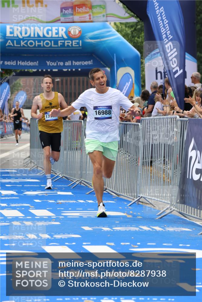 29.06.2025 - hella hamburg halbmarathon Strokosch-Dieckow http://msf.ph/oto/8287938 29.06.2025 10:20:46 Ziel 11210, 14360, 14766, 16988, 17402 meine-sportfotos.de
