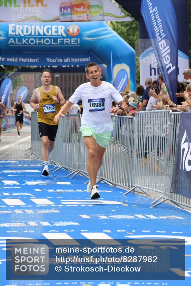29.06.2025 - hella hamburg halbmarathon Strokosch-Dieckow http://msf.ph/oto/8287982 29.06.2025 10:20:46 Ziel 11210, 14360, 14766, 16988, 17402 meine-sportfotos.de