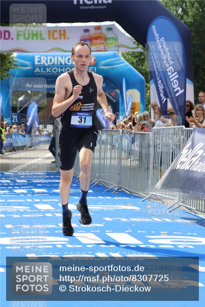 29.06.2025 - hella hamburg halbmarathon Strokosch-Dieckow http://msf.ph/oto/8307725 29.06.2025 10:13:59 Ziel 31, 42, 14689 meine-sportfotos.de