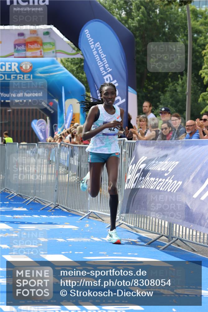 29.06.2025 - hella hamburg halbmarathon Strokosch-Dieckow http://msf.ph/oto/8308054 29.06.2025 10:13:58 Ziel 31, 42, 14689 meine-sportfotos.de