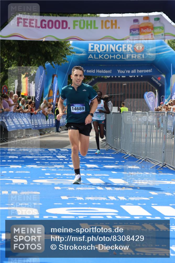 29.06.2025 - hella hamburg halbmarathon Strokosch-Dieckow http://msf.ph/oto/8308429 29.06.2025 10:13:55 Ziel 31, 42, 14689 meine-sportfotos.de
