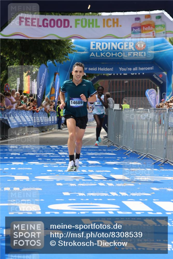 29.06.2025 - hella hamburg halbmarathon Strokosch-Dieckow http://msf.ph/oto/8308539 29.06.2025 10:13:55 Ziel 31, 42, 14689 meine-sportfotos.de