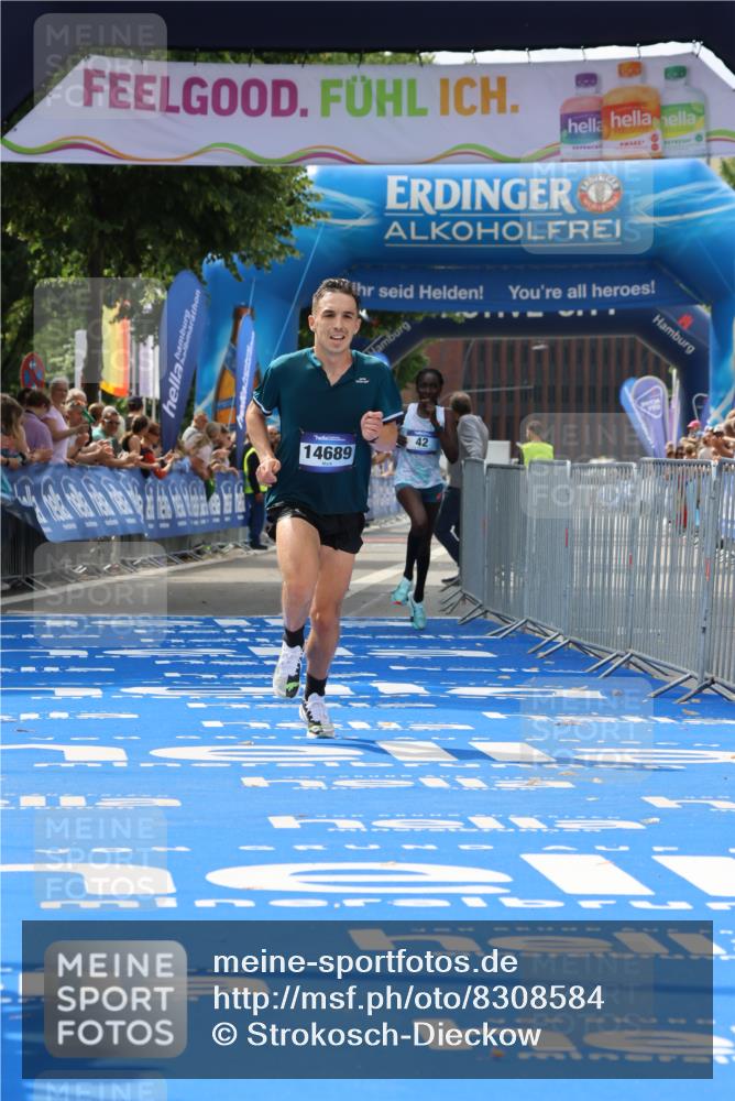 29.06.2025 - hella hamburg halbmarathon Strokosch-Dieckow http://msf.ph/oto/8308584 29.06.2025 10:13:55 Ziel 31, 42, 14689 meine-sportfotos.de