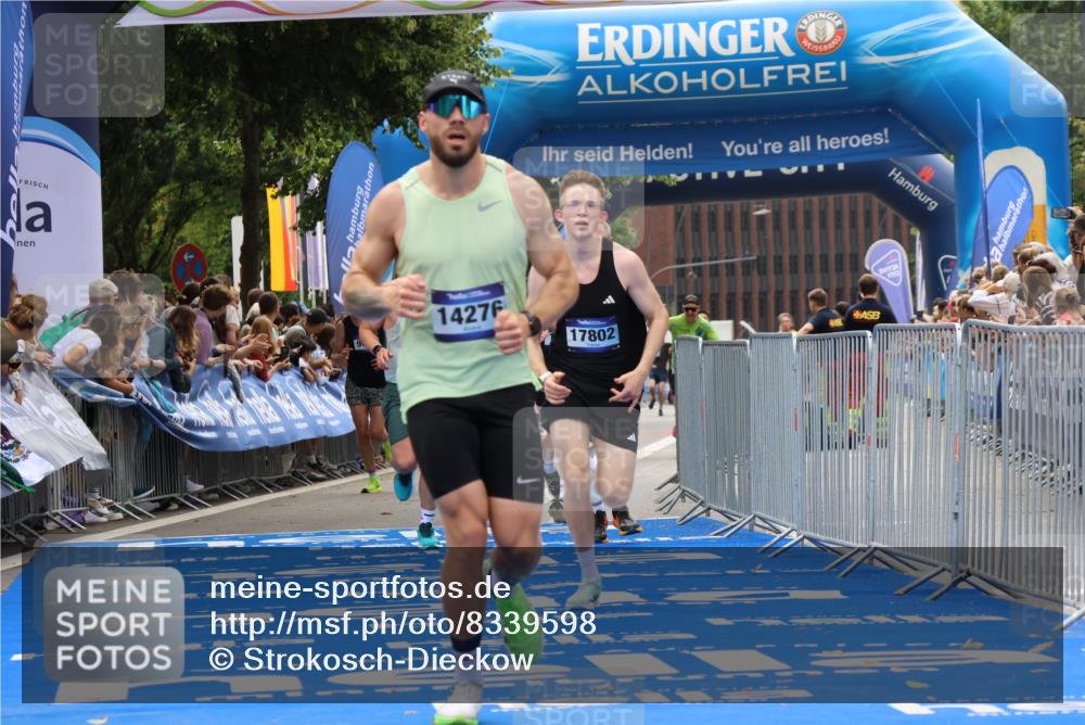29.06.2025 - hella hamburg halbmarathon Strokosch-Dieckow http://msf.ph/oto/8339598 29.06.2025 10:33:04 Ziel 1910, 6473, 11169, 14276, 17802, 18679 meine-sportfotos.de